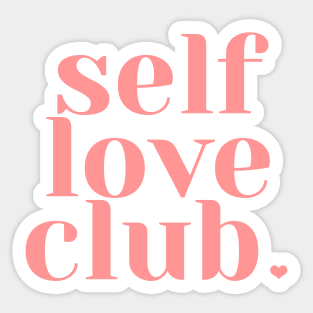 Self Love Club Sticker